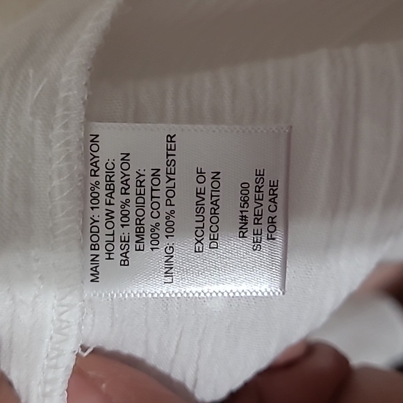 Kate & Sam White Eyelet Maxi Dress, sz M NWT - Picture 9 of 9